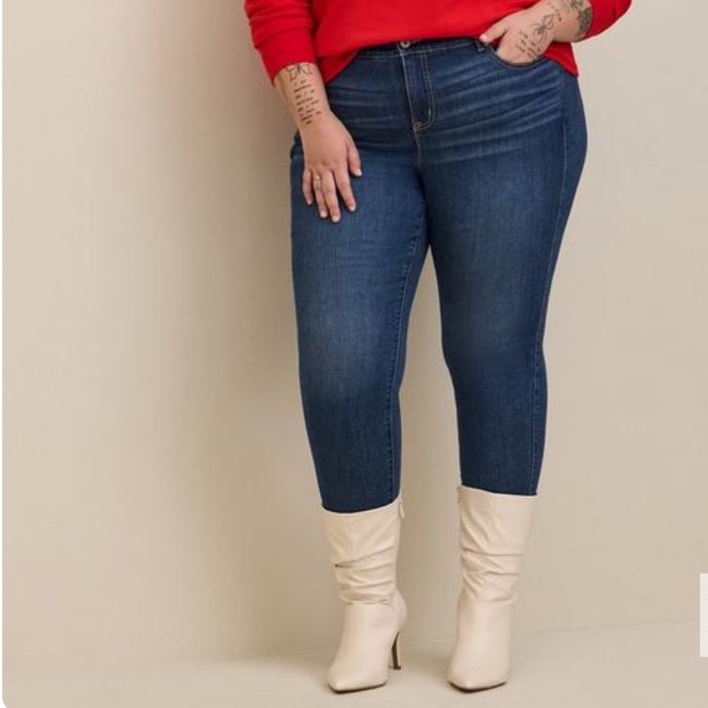 Perfect Skinny Ankle Stretch Mid-Rise Jean